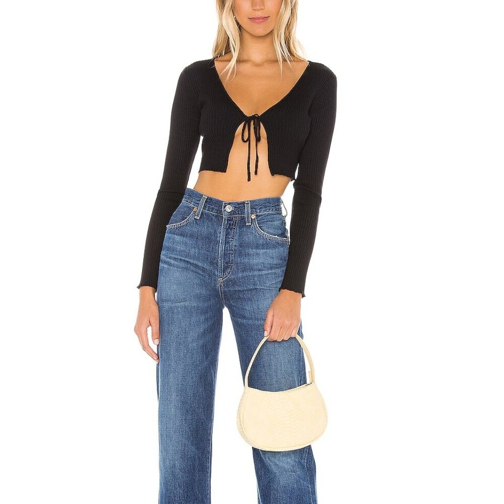 Superdown Sydney Tie Front Top